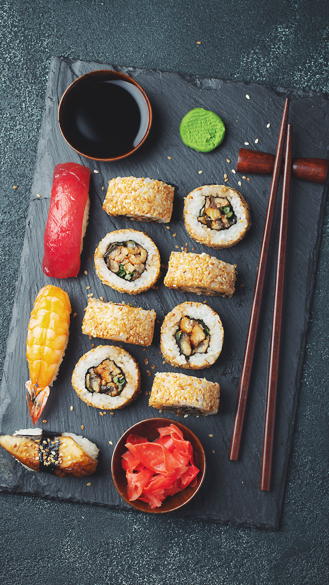 寿司大餐1~美食聊天背景图 微信