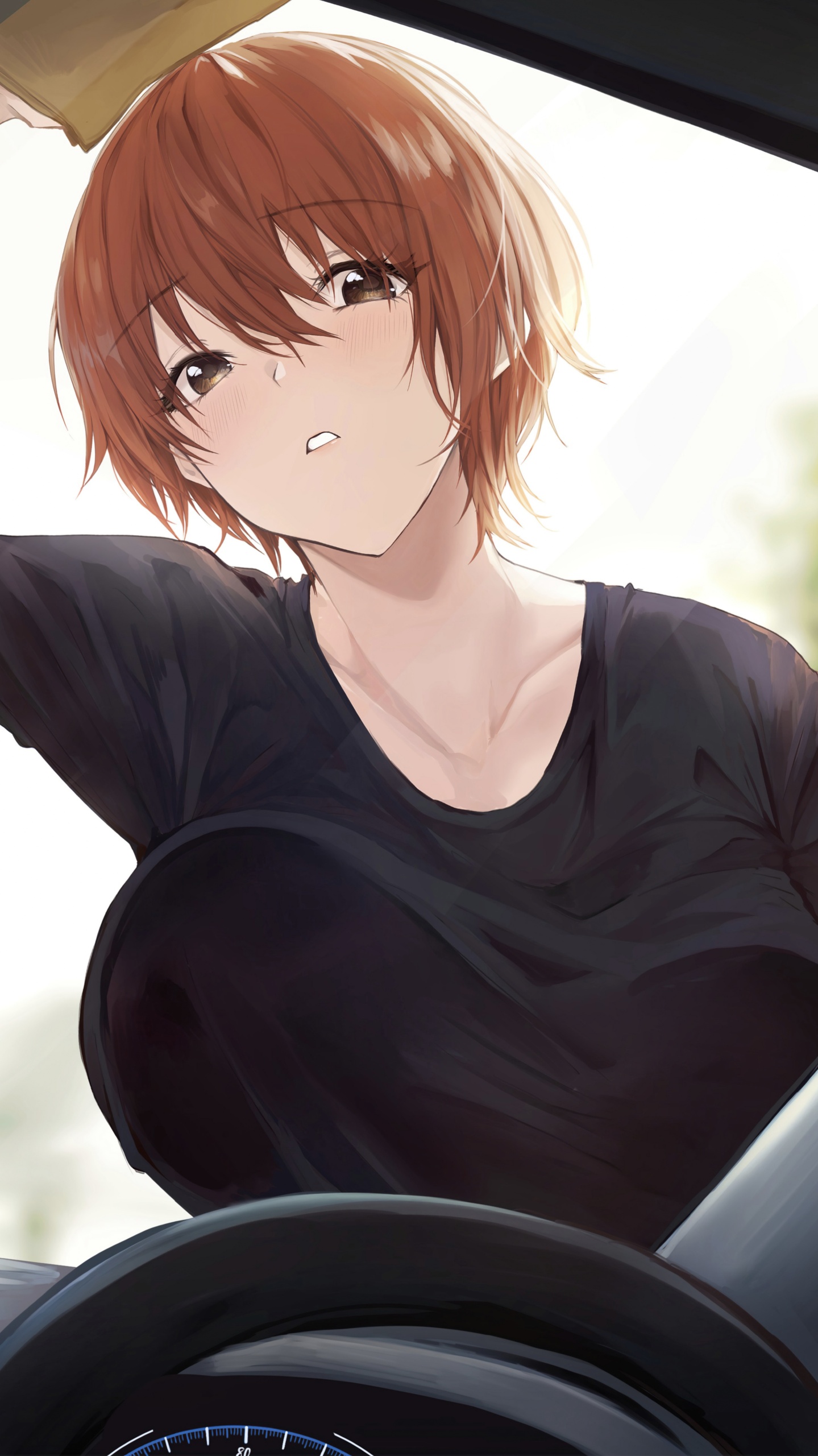 洗車動漫美女