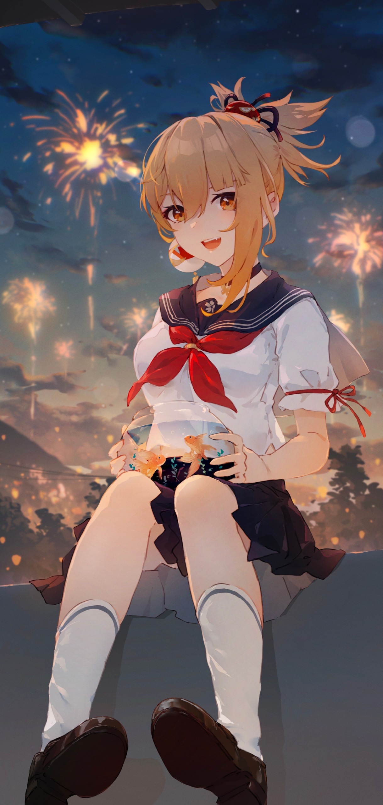 2k原神學生裝熒