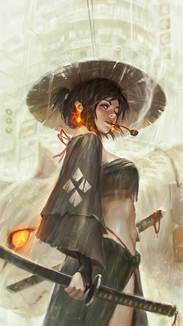 二次元微信聊天背景圖酷炫美女
