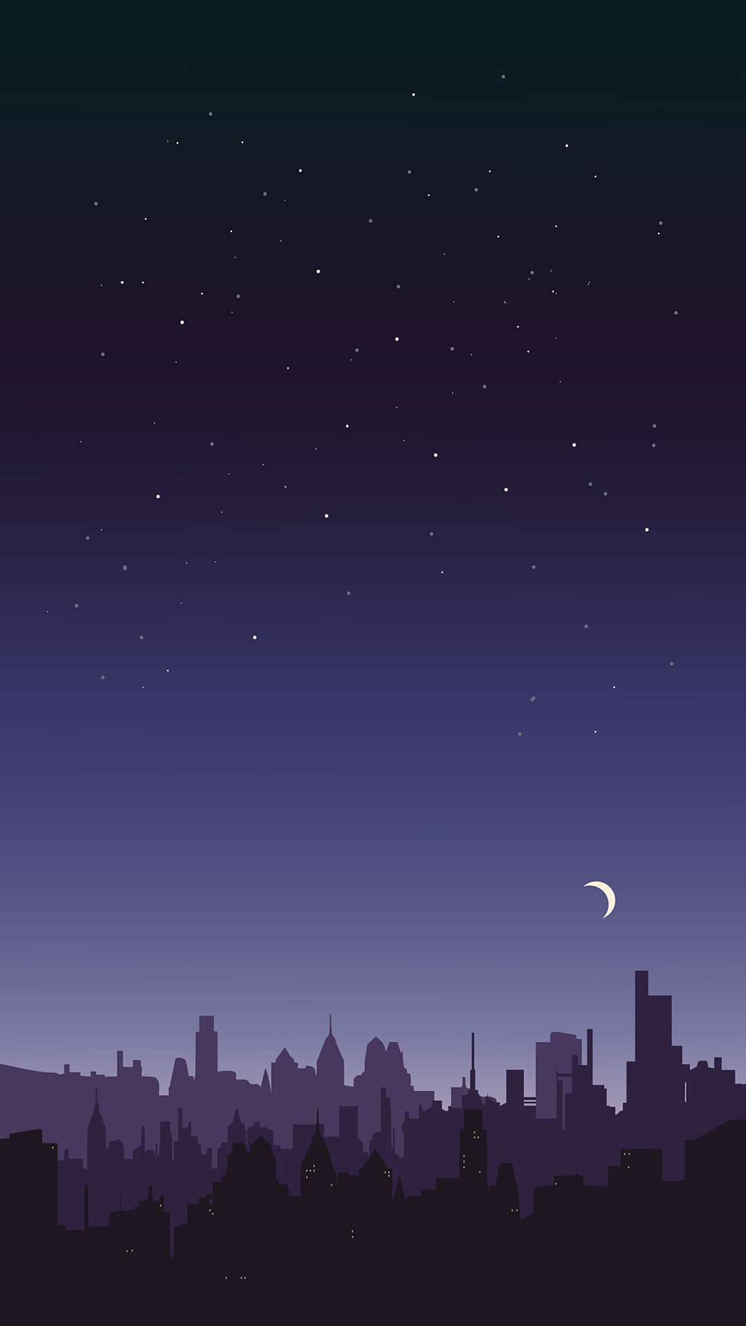 【靜謐夜晚 插畫】