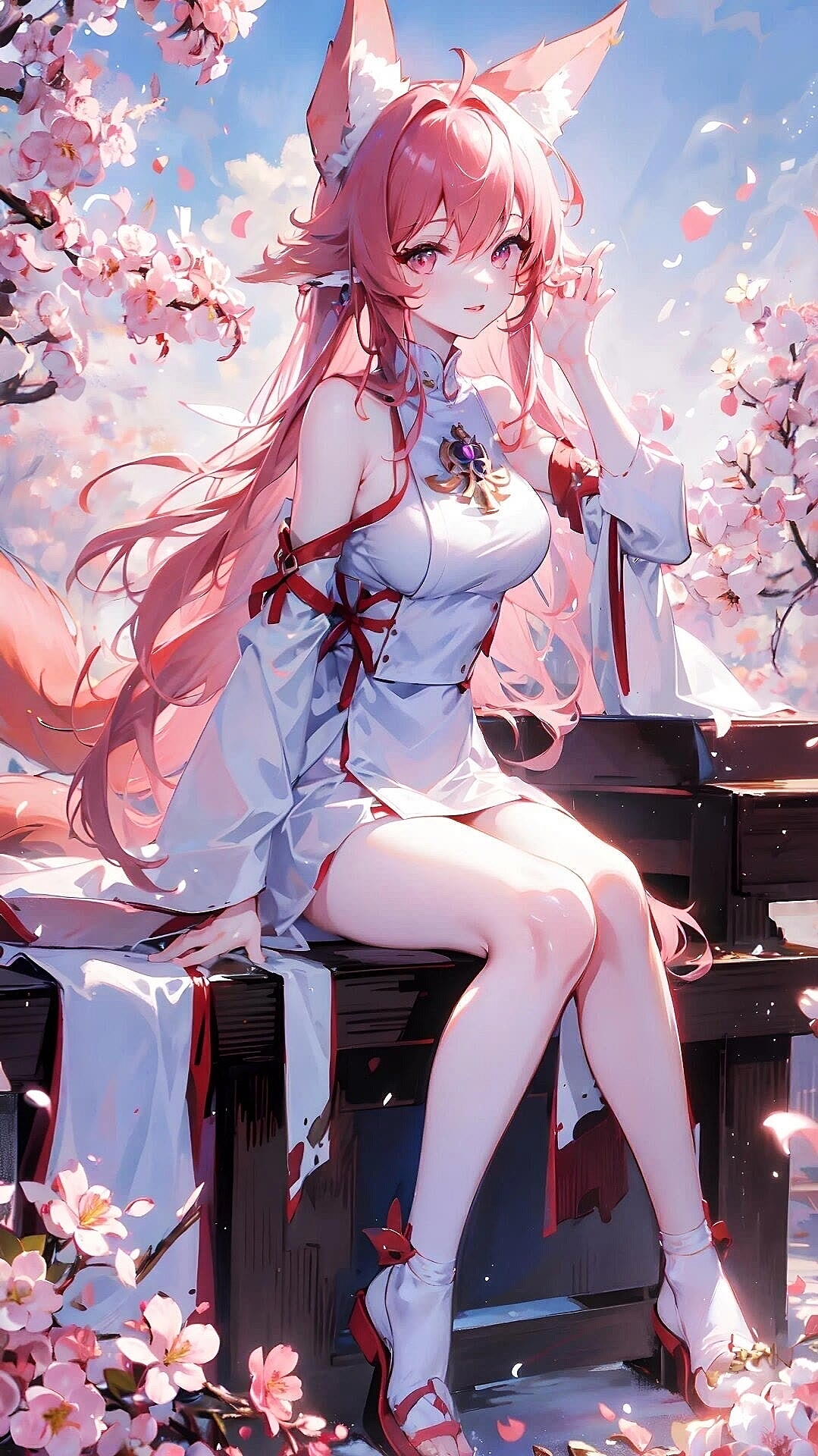 梅林中的少女