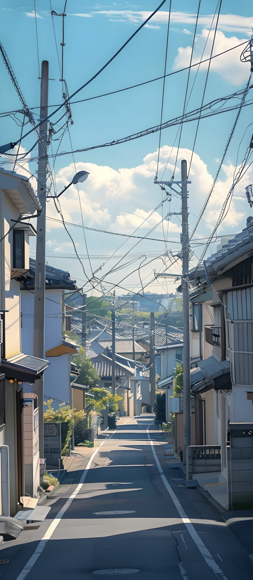 動漫日系美觀街道