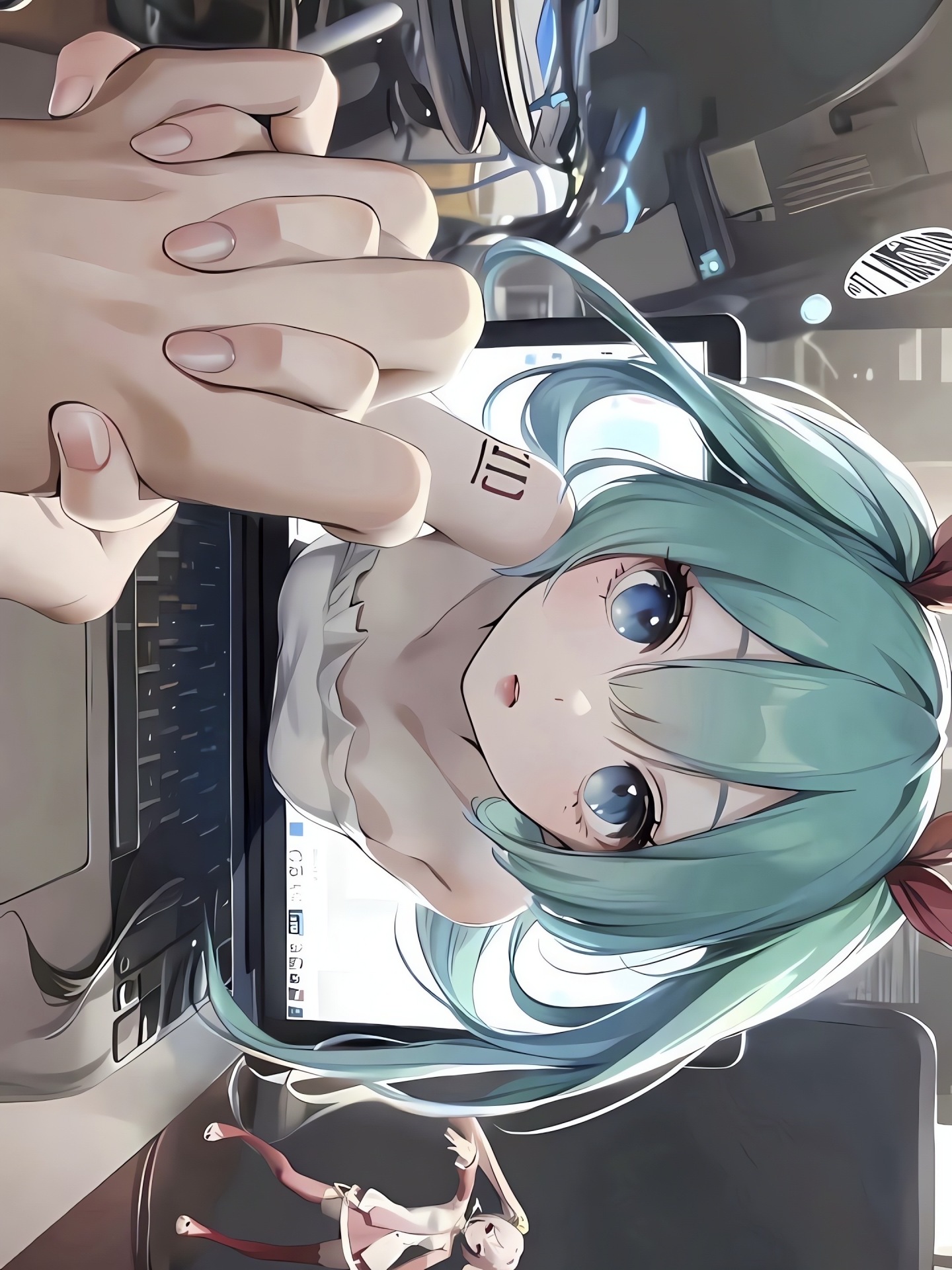 電腦中的美少女