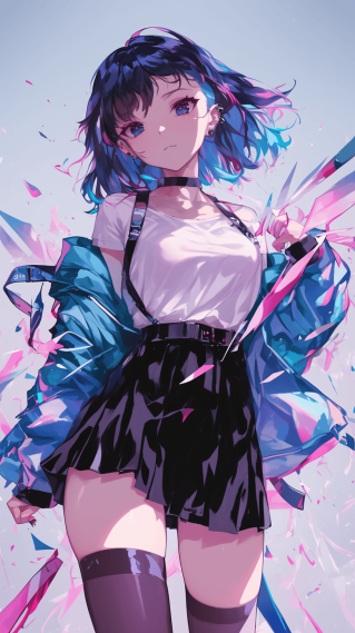 青春的美女