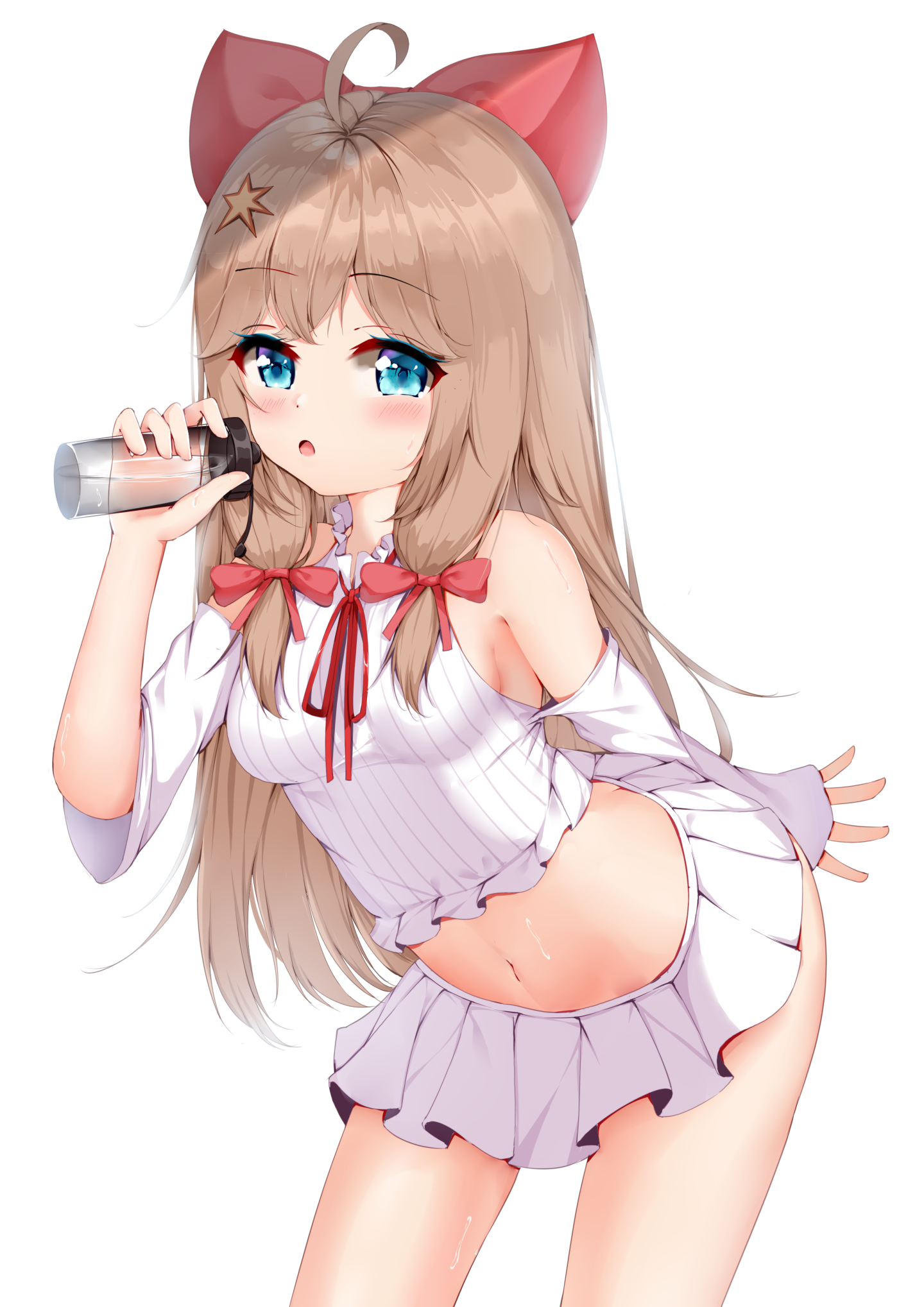 喝水
