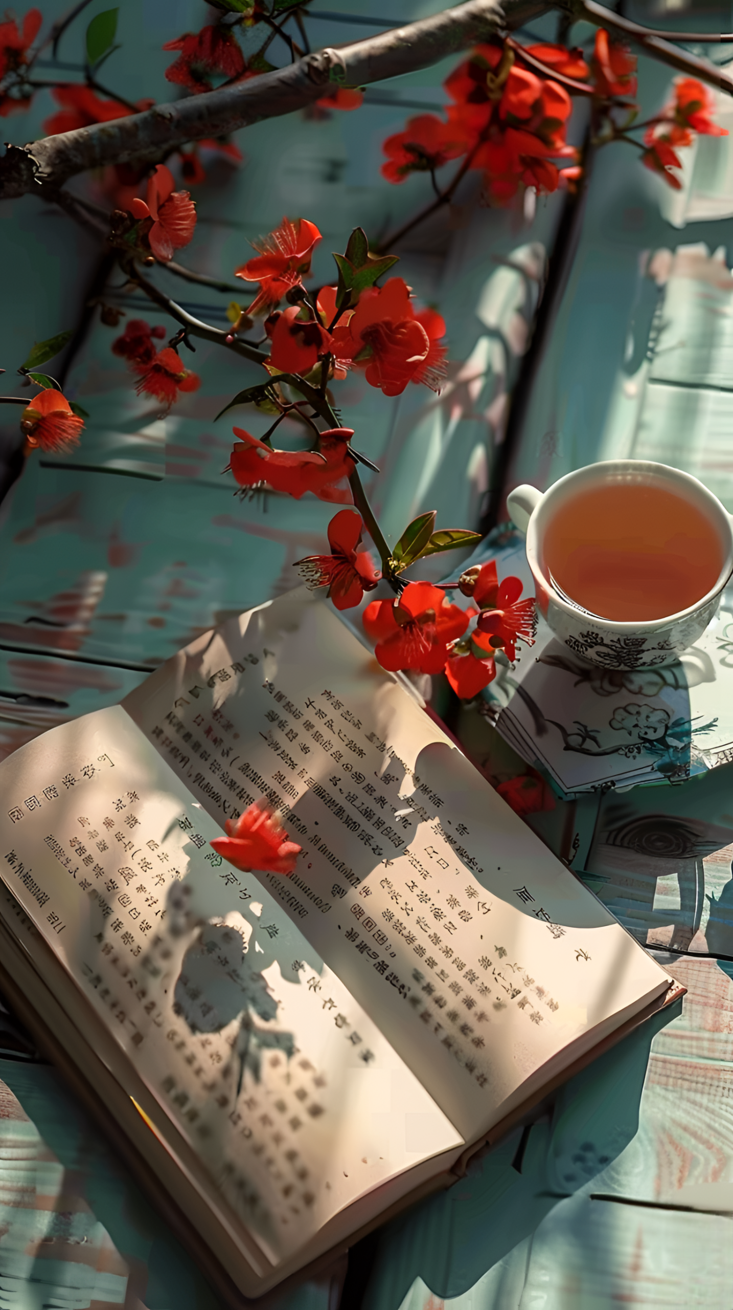 古書與花