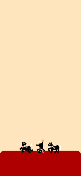 小黑马马年手机壁纸主屏