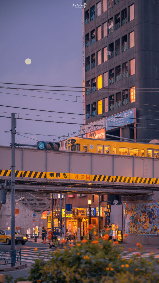 城市的黃昏