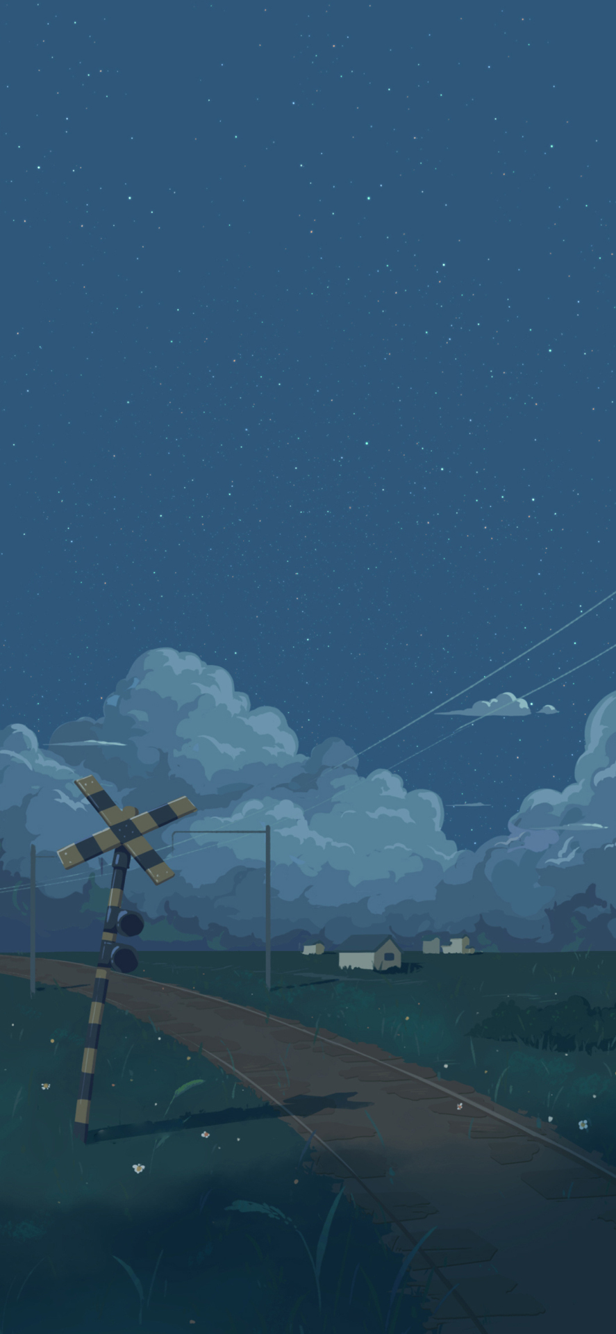鄉間小路（夜空）