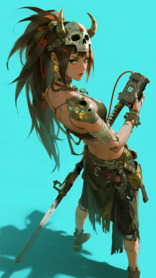 半机械少女战士