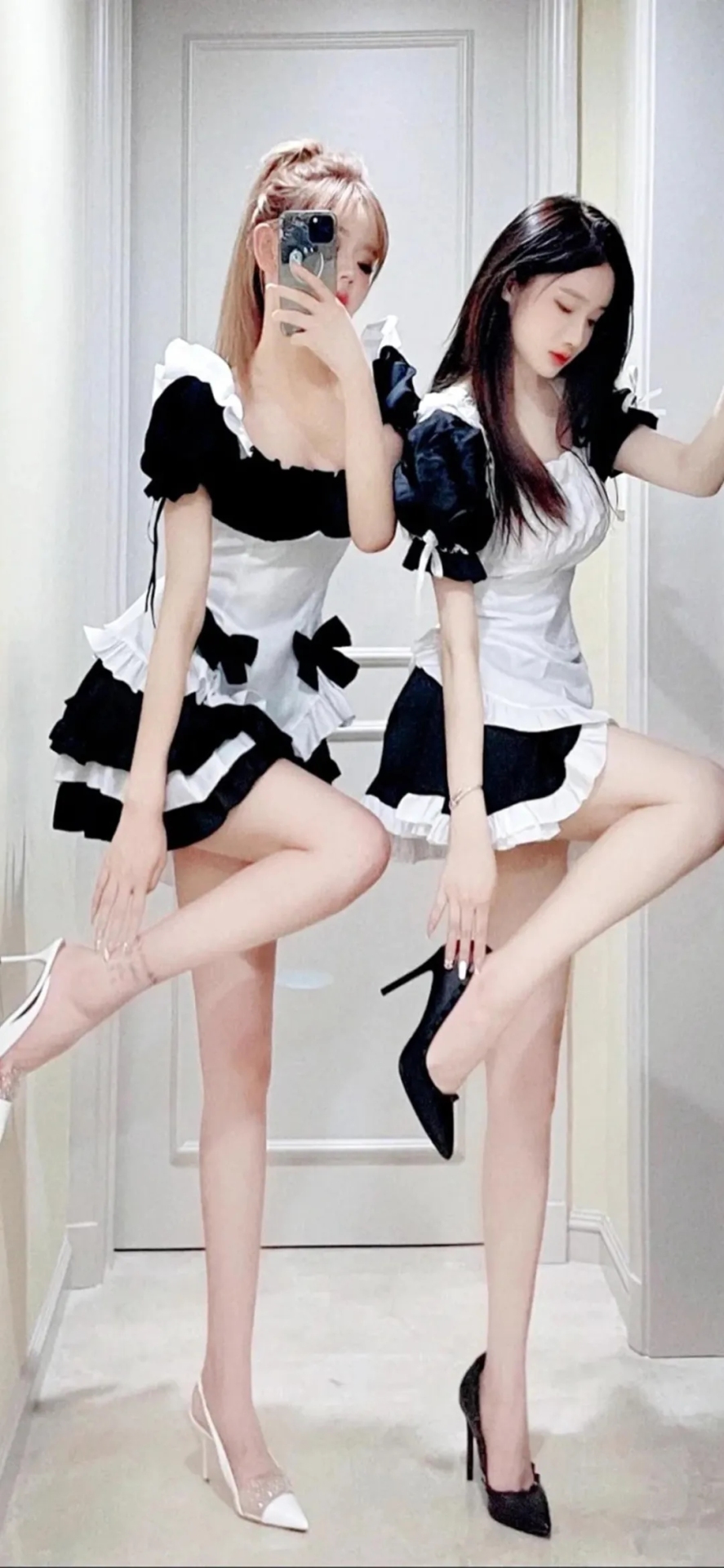 手机壁纸女仆装小姐姐