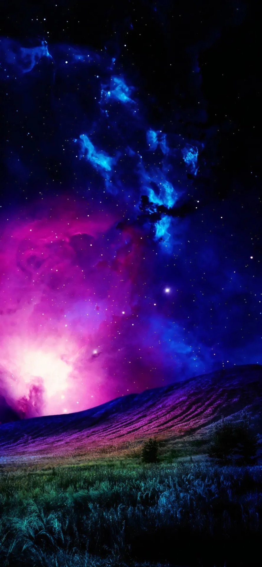 微信背景壁紙夢幻星空
