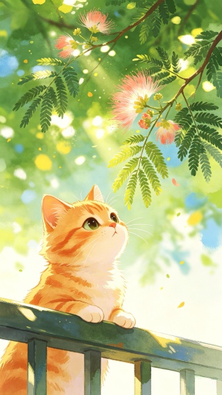 午后阳光猫咪