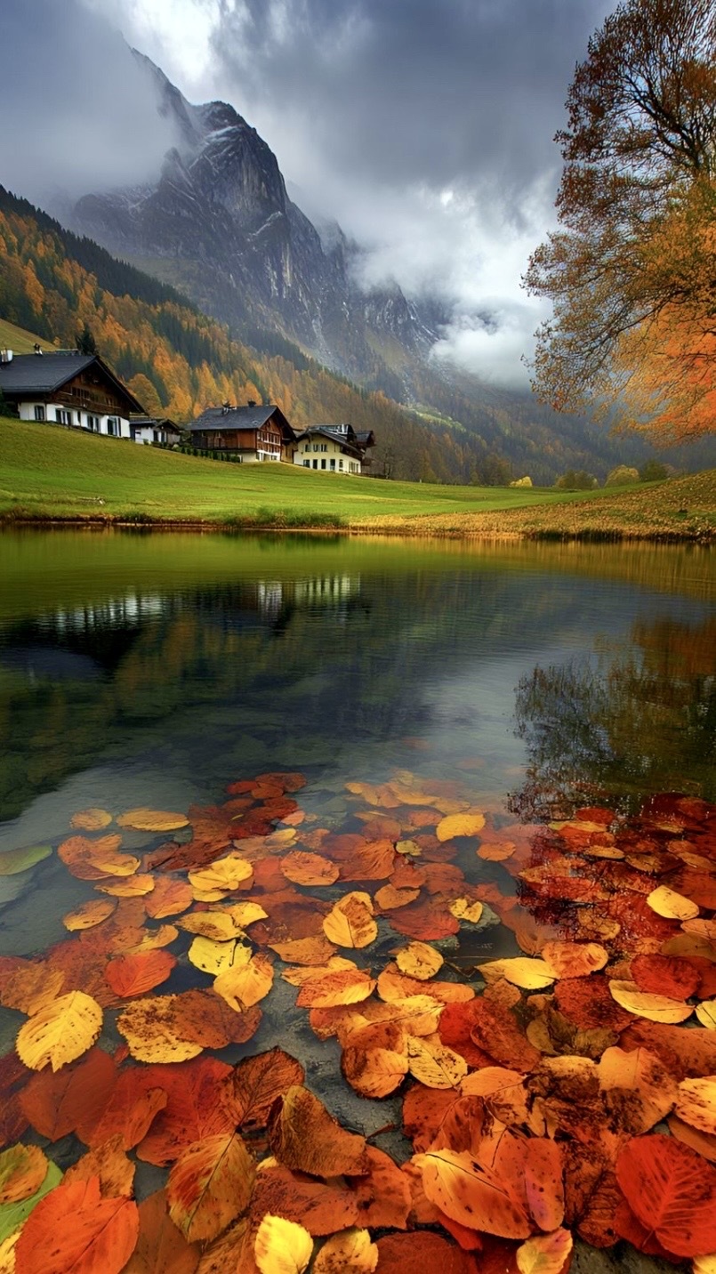 湖景 秋