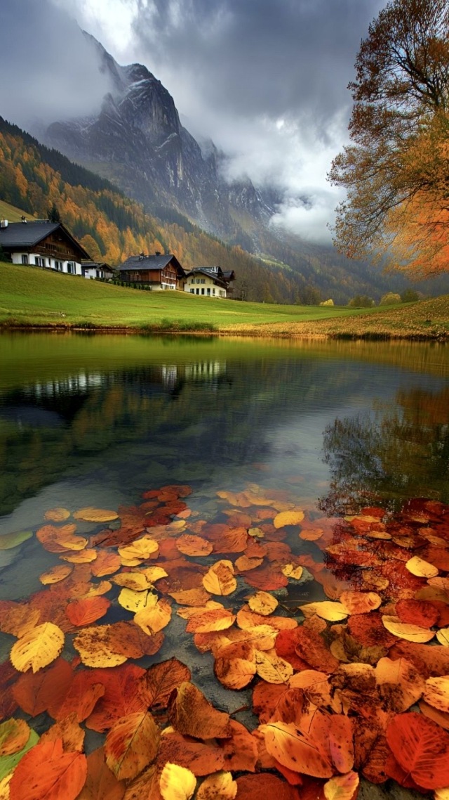 湖景 秋