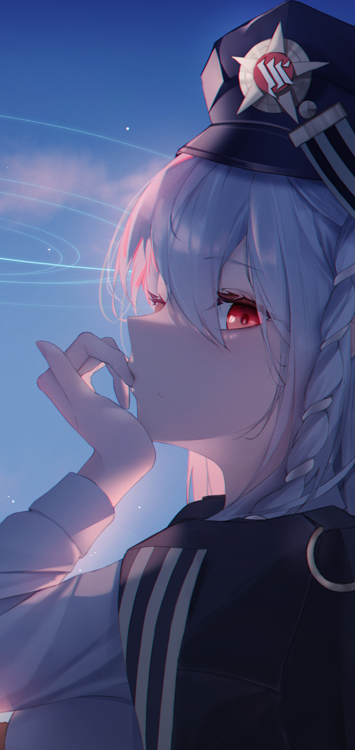 銀髮少女