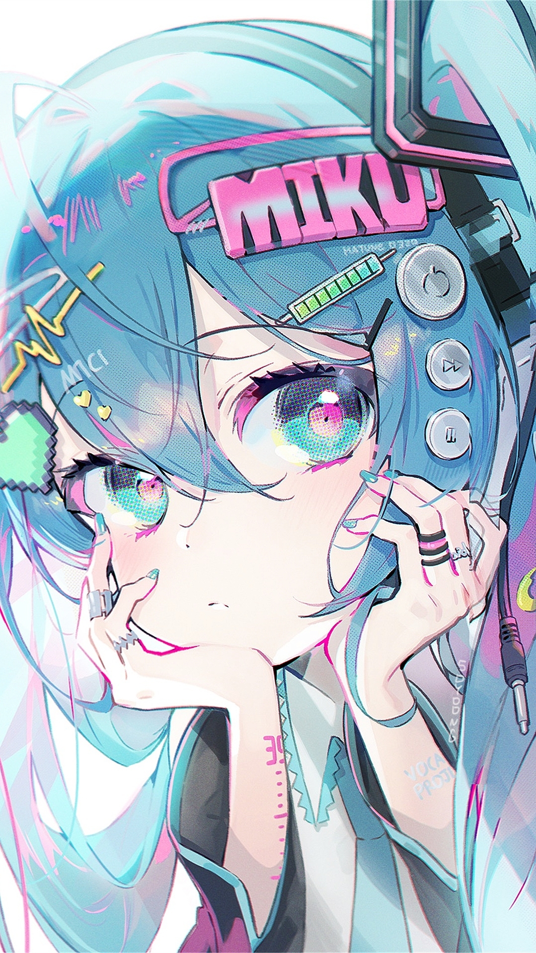 蓝发少女