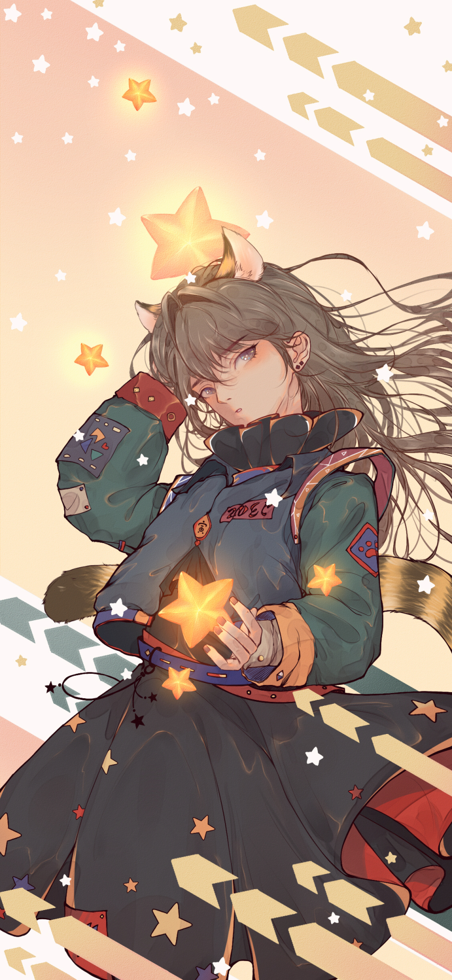背景圖片 微信主題幸運星 女