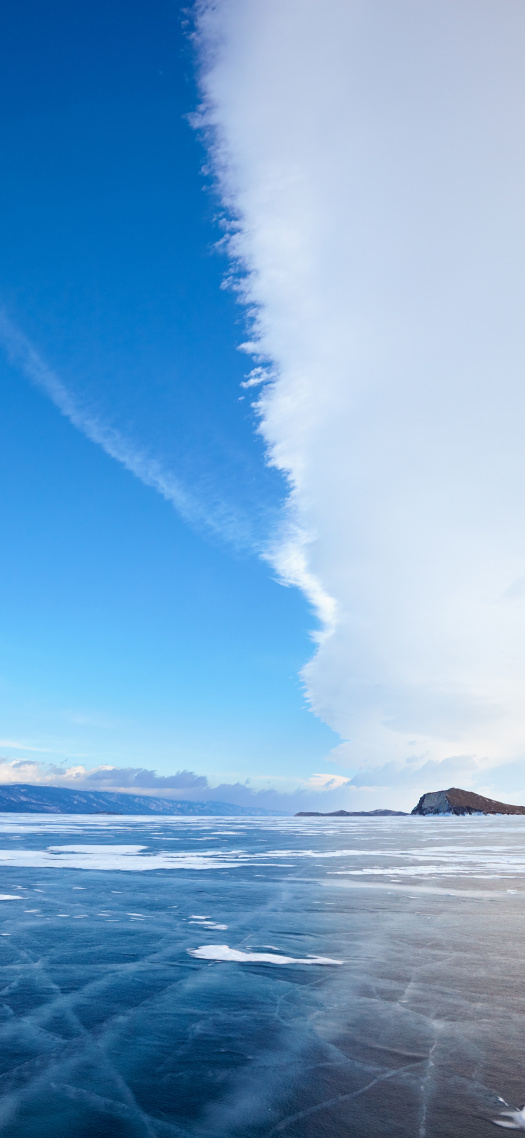 碧海藍天白雲