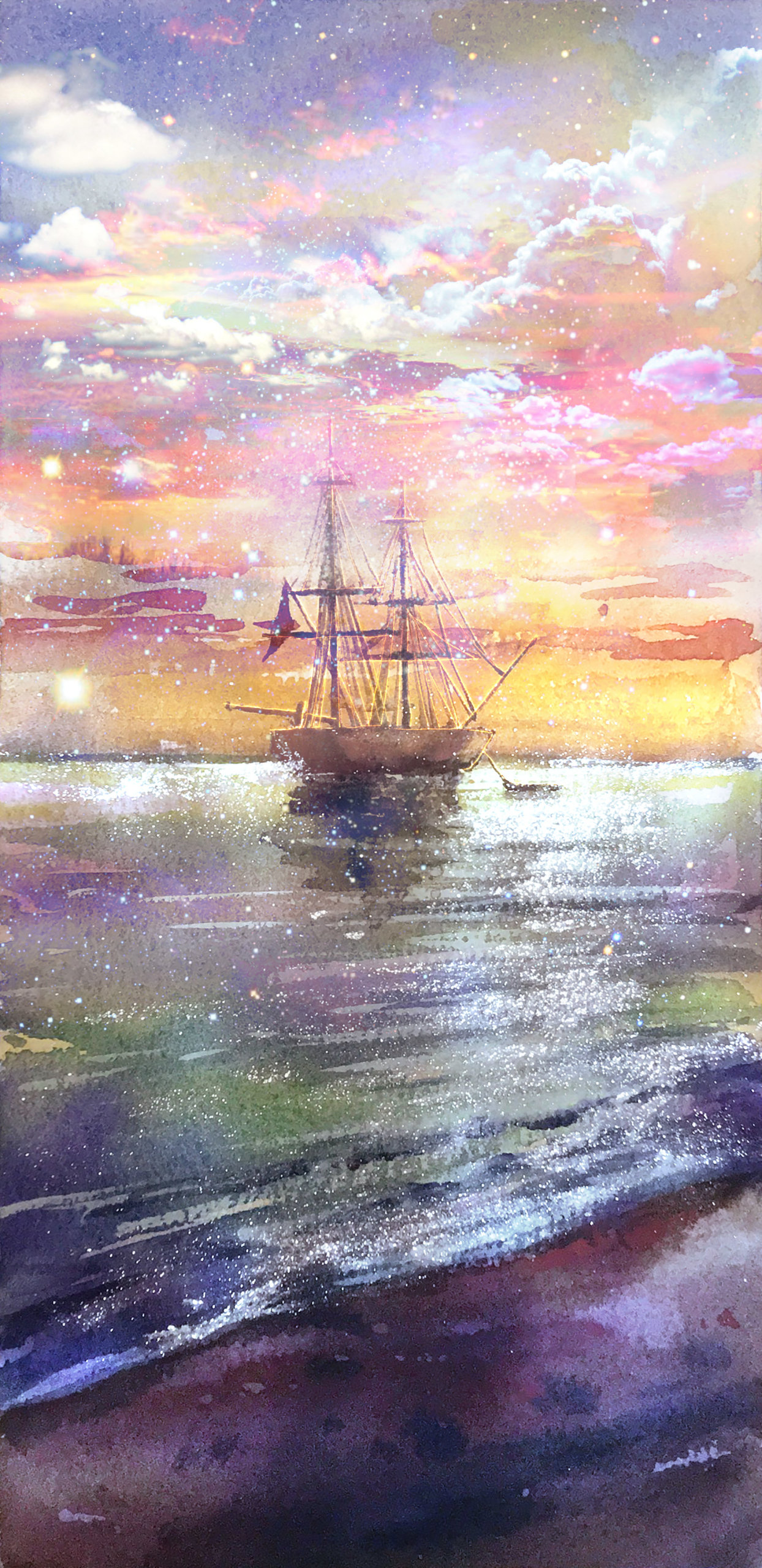 聊天背景圖揚帆遠航