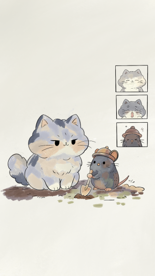 猫咪等候