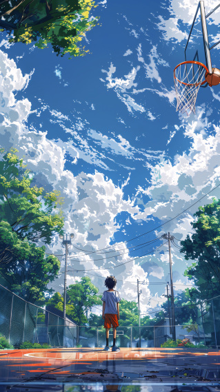 晴空下的篮球小子-和太