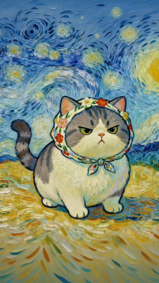 这只猫有点高冷