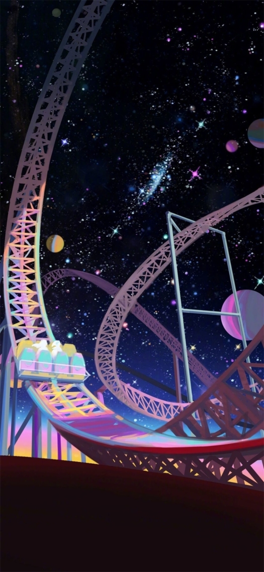微信屏保壁纸宇宙过山车