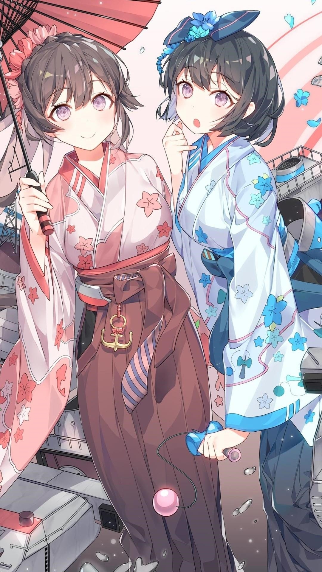 微信聊天壁紙少女
