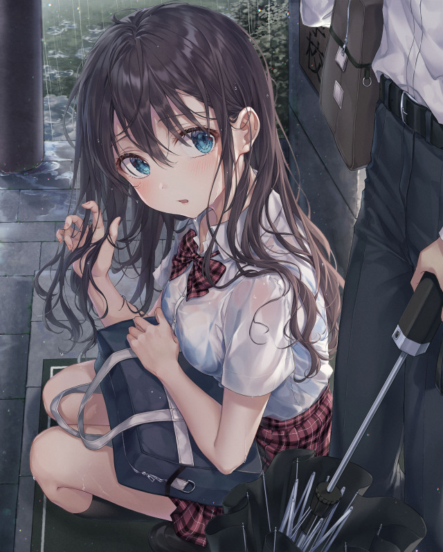 手机聊天背景图片下雨了