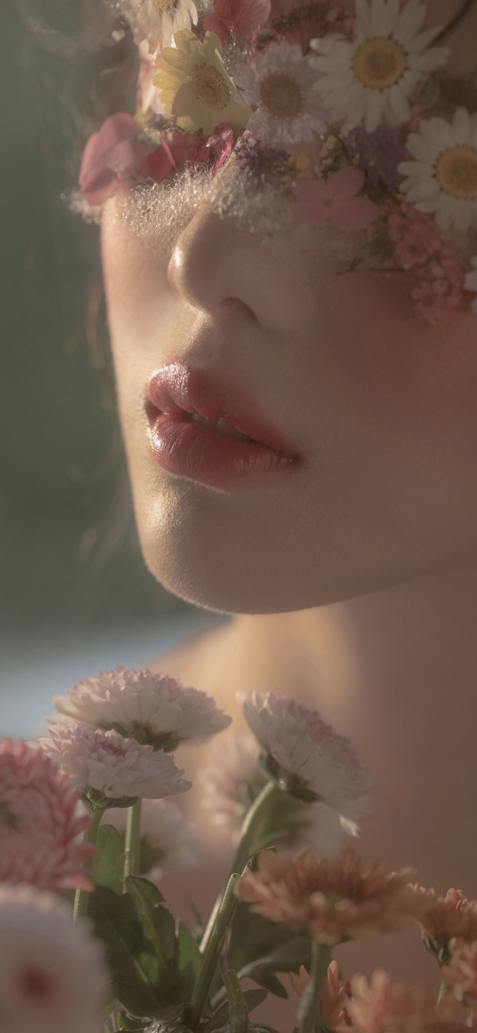 微信背景壁纸治愈美女