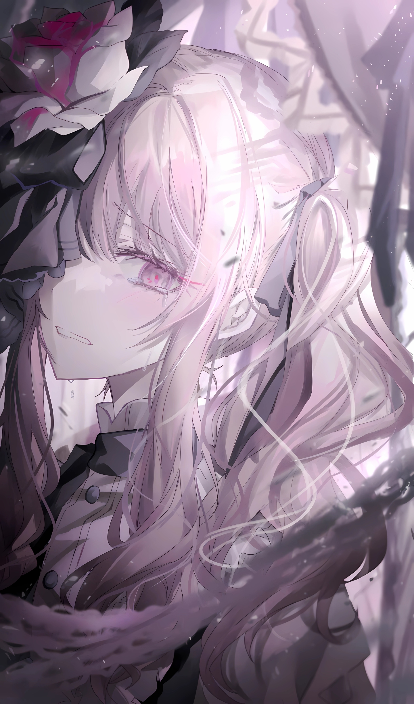 唯美粉毛少女