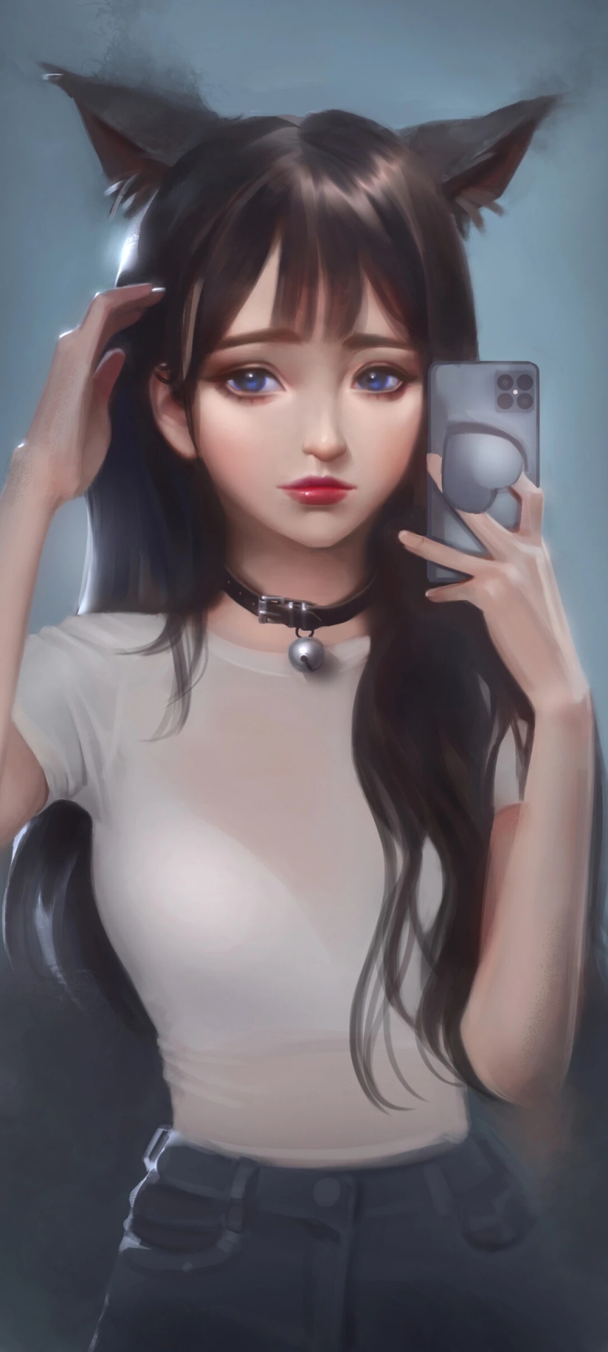动漫美女好看的微信壁纸