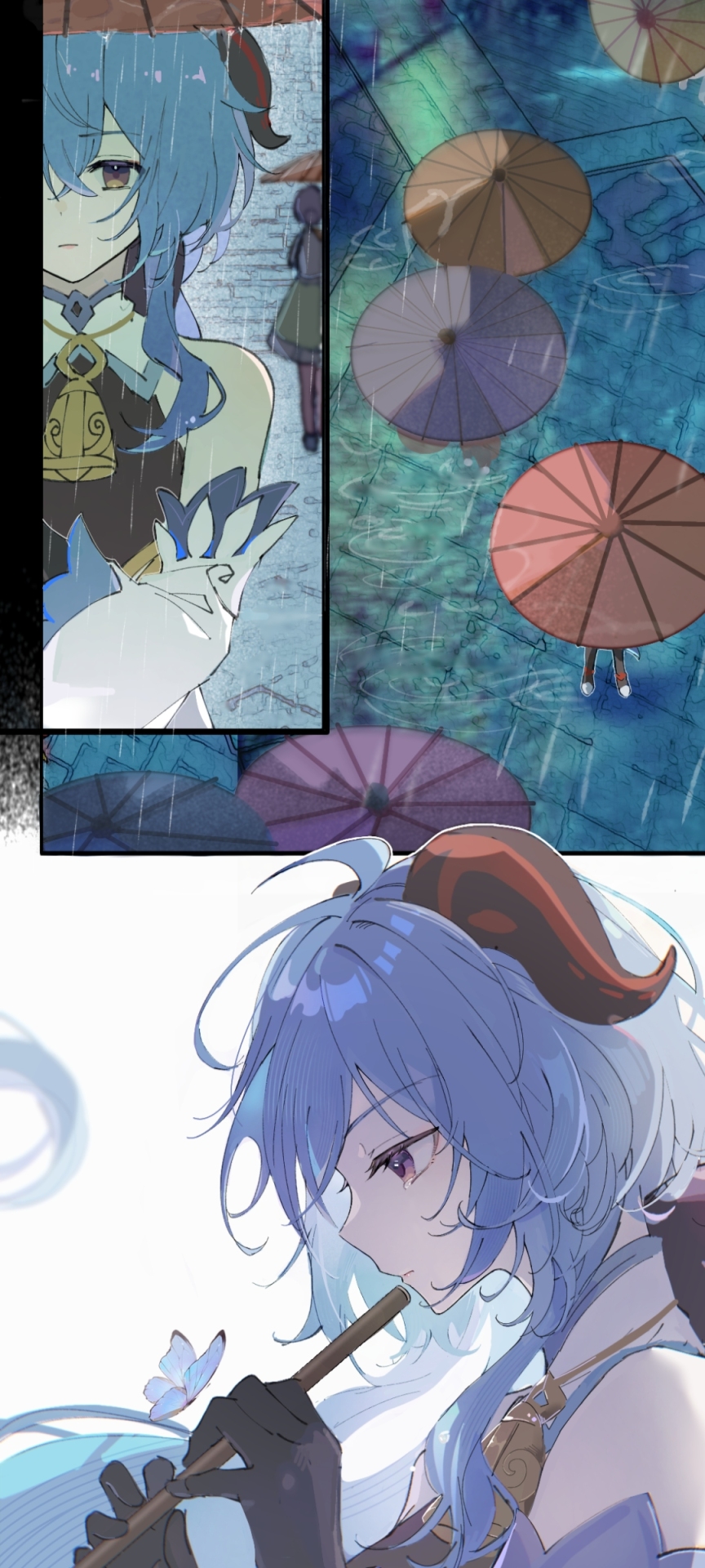 甘雨微信背景壁紙