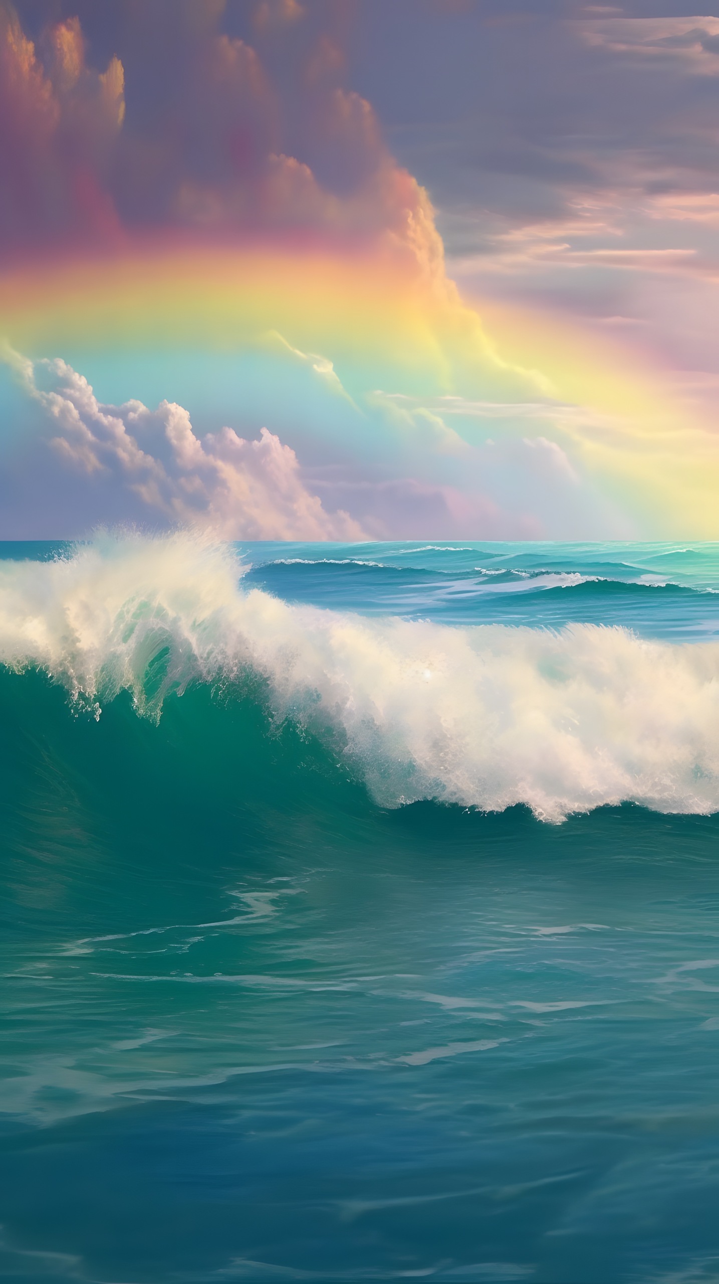 海浪彩虹