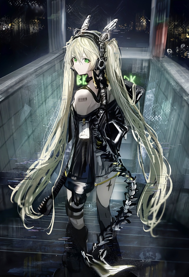 機械少女手機屏保壁紙