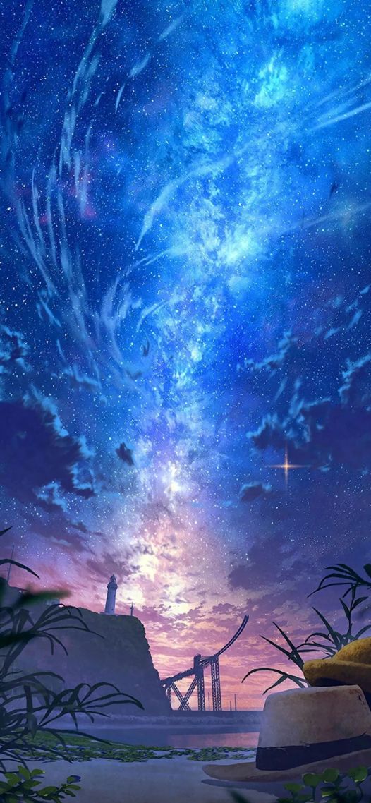 微信聊天背景超清星空下的梦