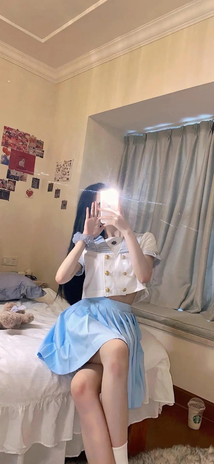 少女微信聊天背景超清