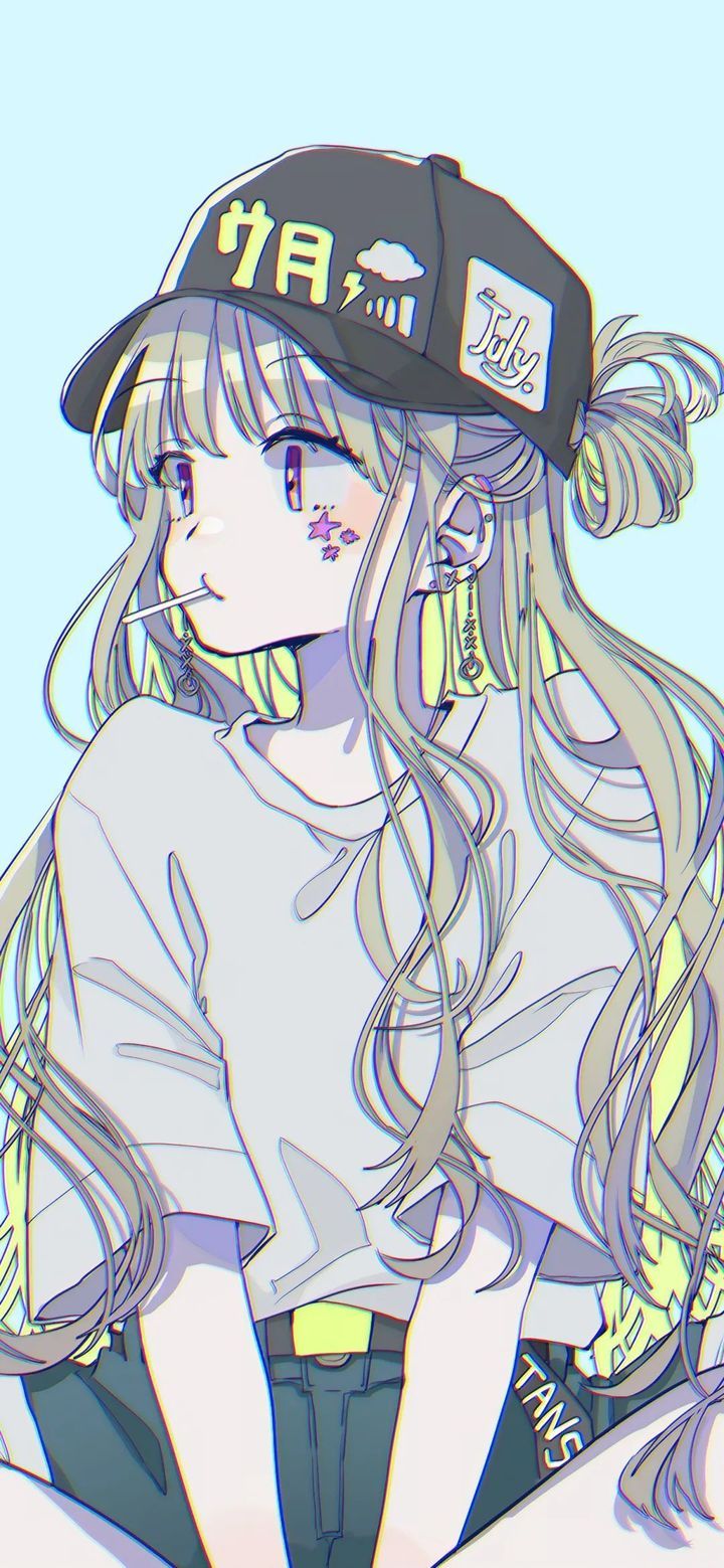 微信運動背景圖片治愈系少女