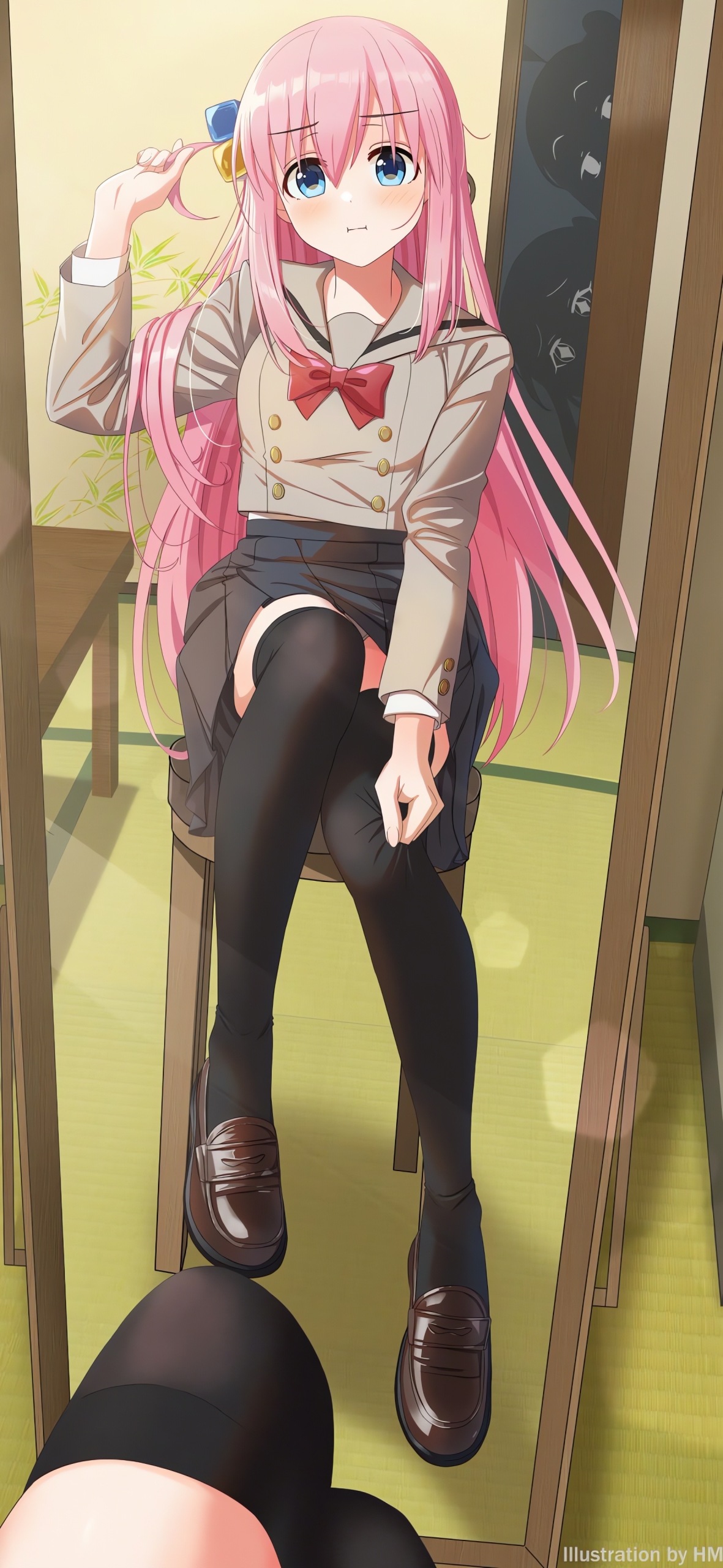 制服黑絲美少女