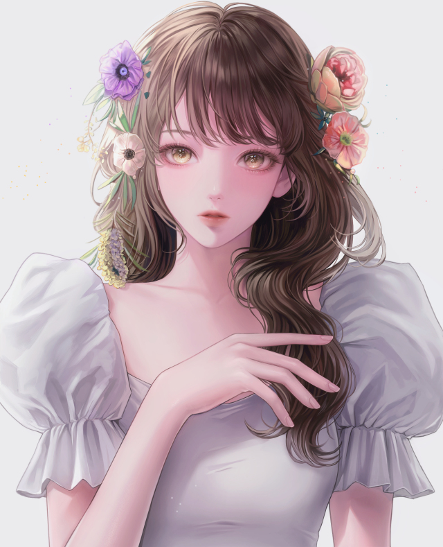 粉色少女