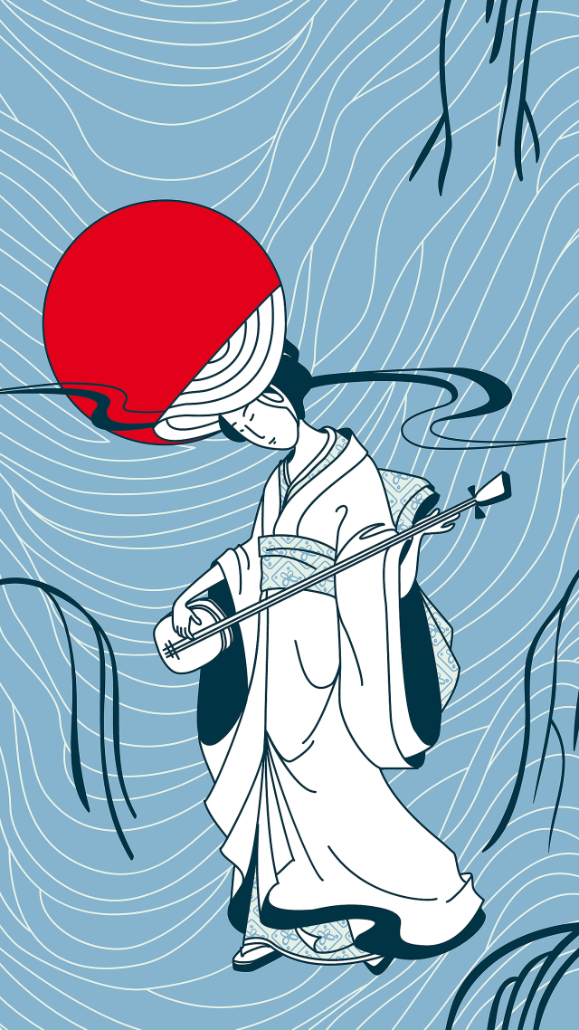 微信主题背景+日式画风 插画 (1)