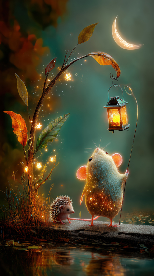 可爱小老鼠壁纸