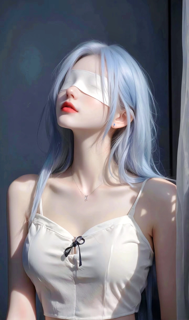 藍發女孩