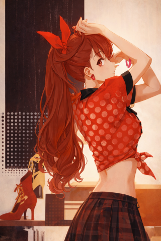 红衣少女