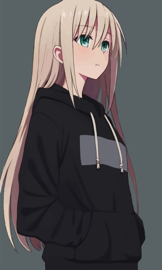 【長發衛衣女孩】