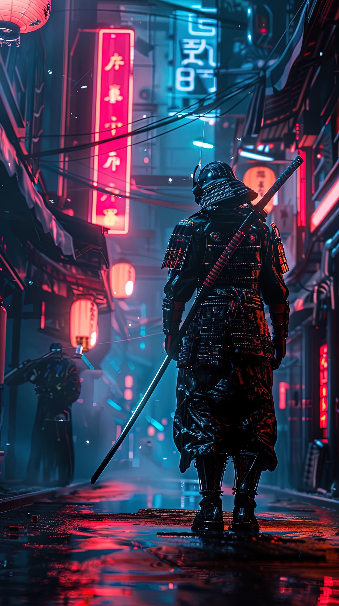 賽博街巷武士