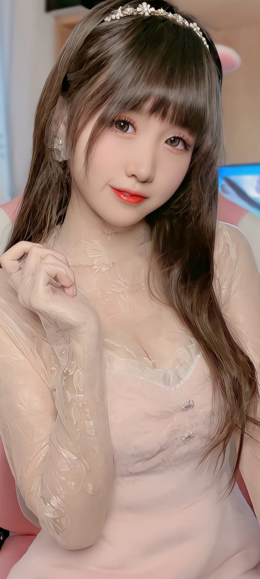 微信聊天背景美女