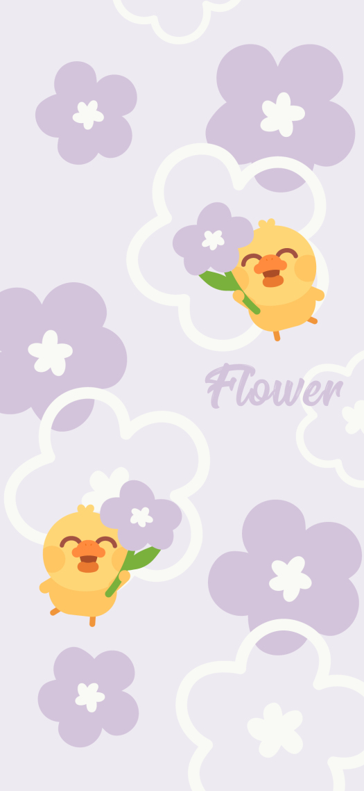 小清新紫色花花